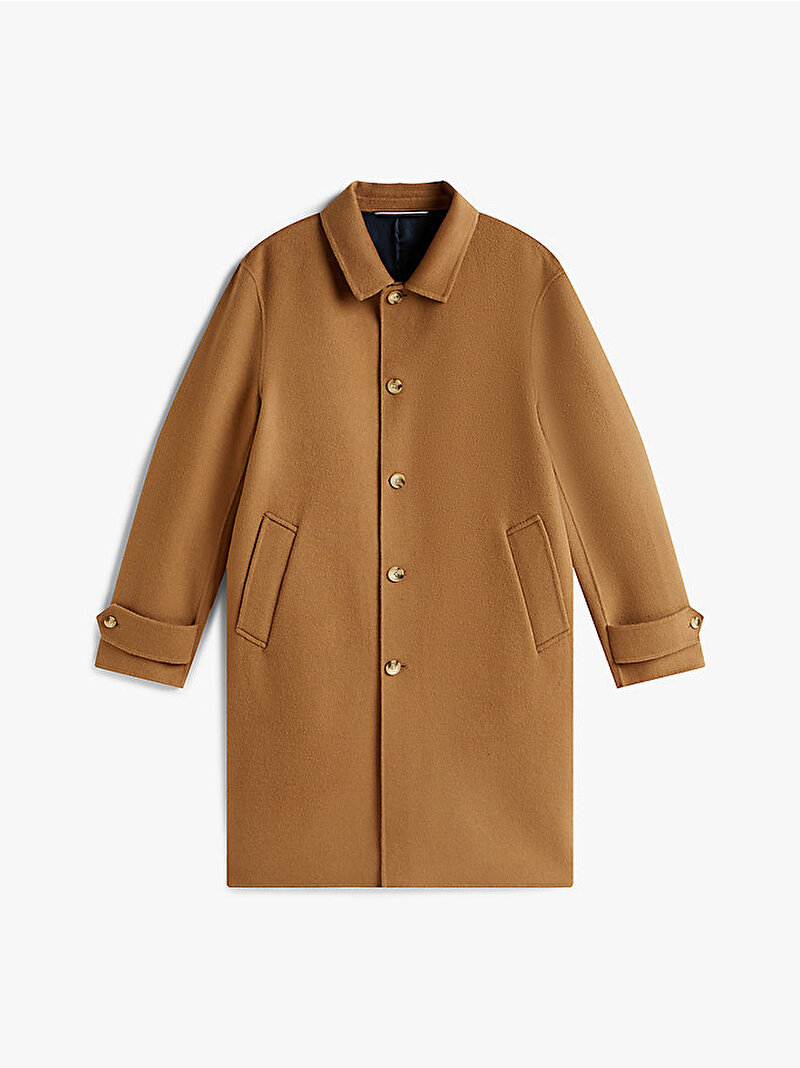 Erkek Dc Splittable Cashmere Kaban Bej  MW0MW40765GWA