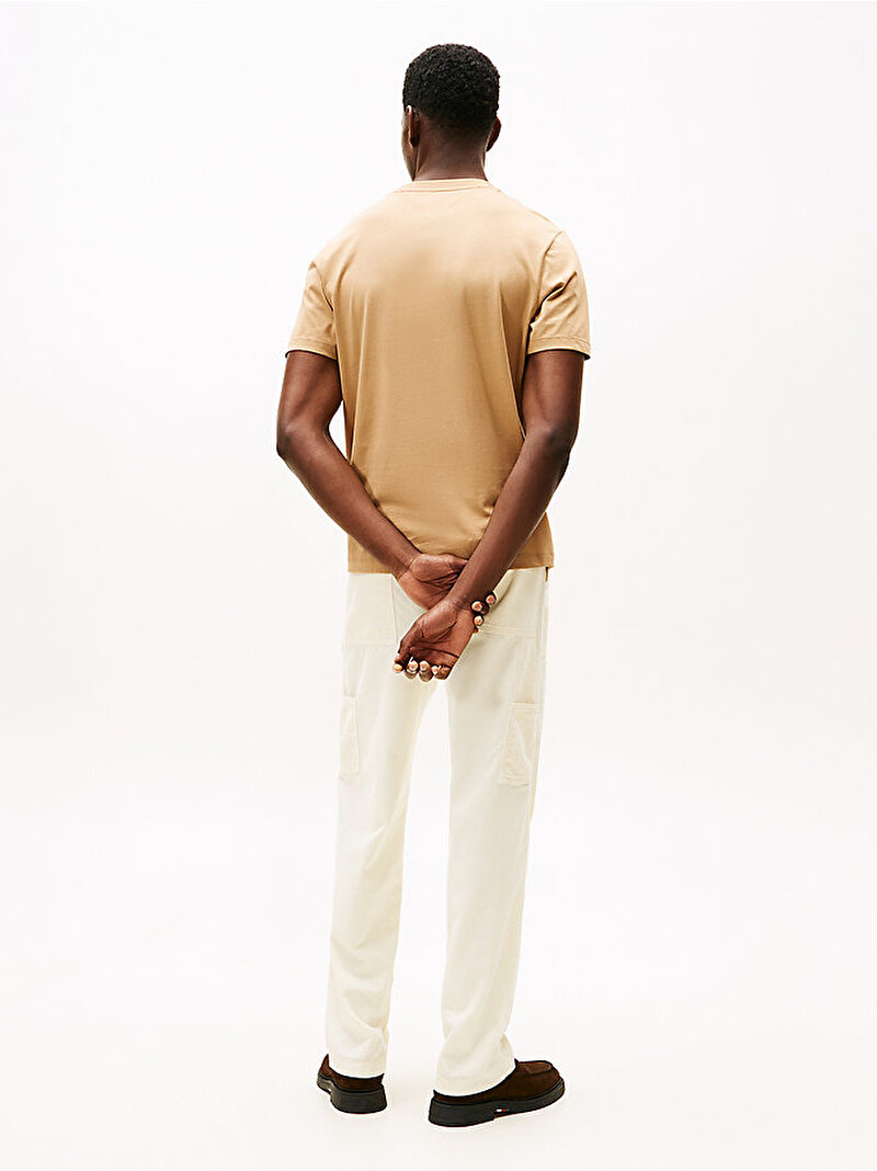 Erkek Essential Stack Graphic T-shirt Bej  MW0MW40002GV7
