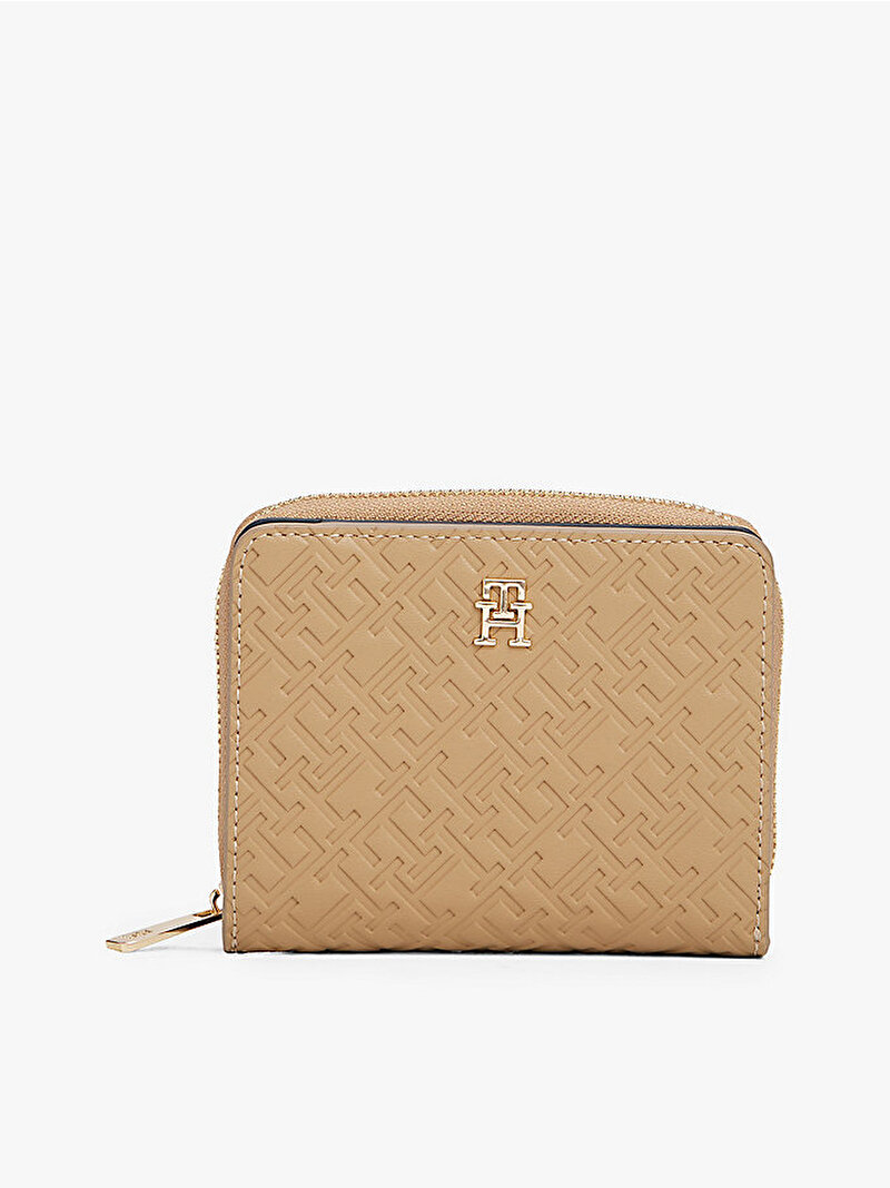 Kadın TH Icon Medium Cüzdan Bej  AW0AW17743RBC
