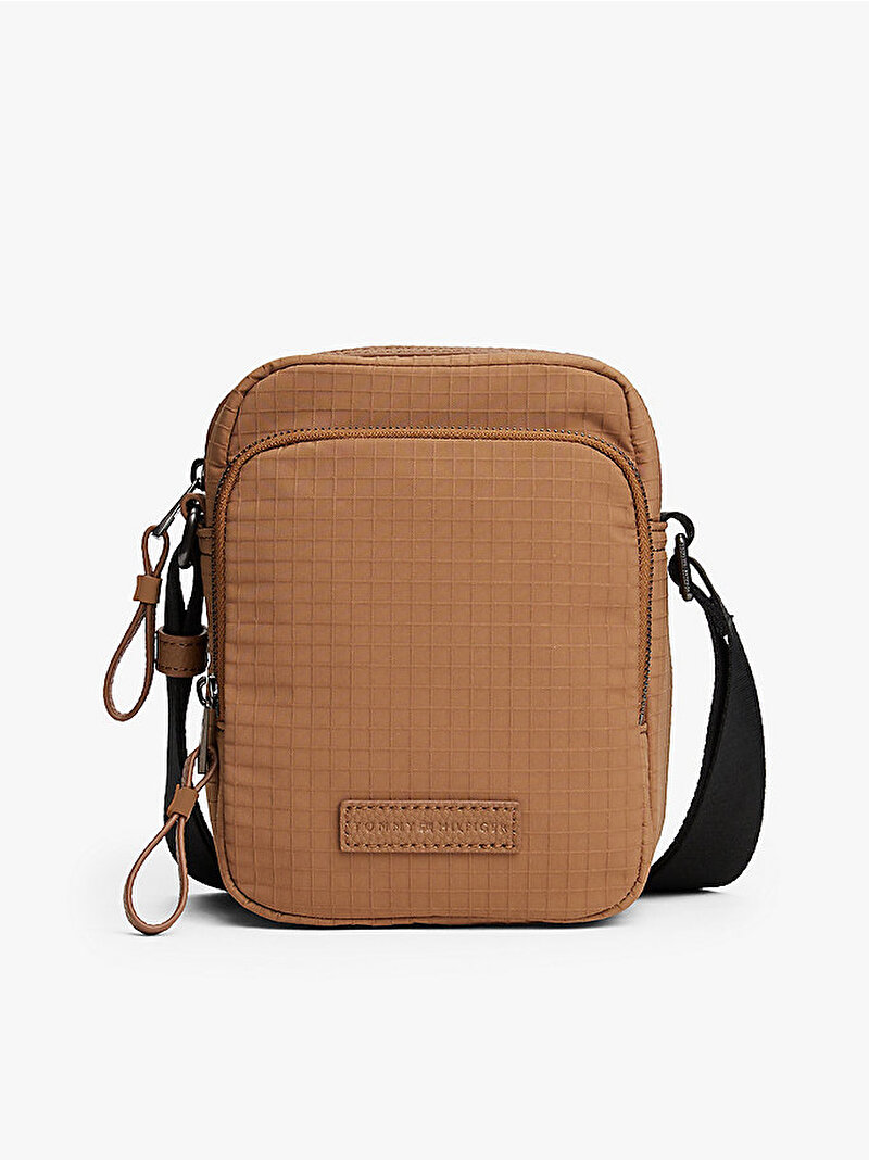 Erkek TH Casual Tech Mini Çapraz Çanta Bej  AM0AM13783GWA