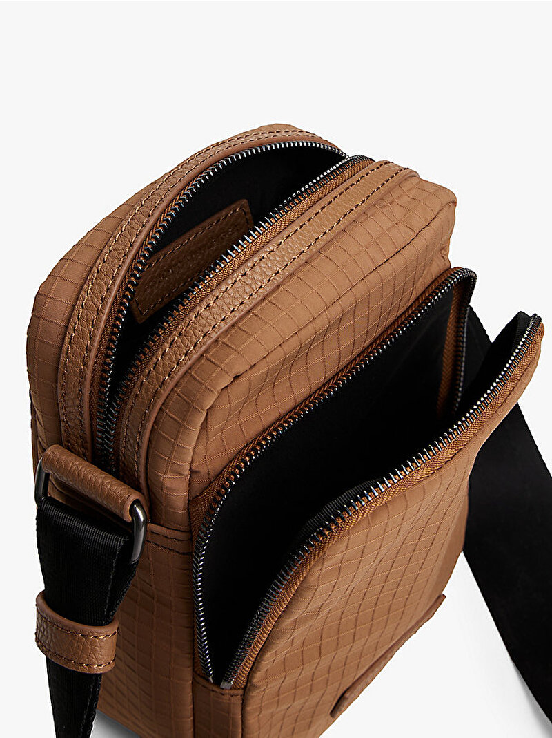 Erkek TH Casual Tech Mini Çapraz Çanta Bej  AM0AM13783GWA