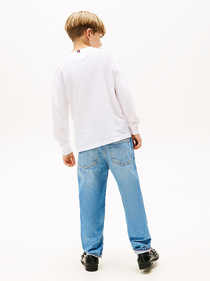 Erkek Çocuk Essential Sweatshirt Beyaz  KB0KB09846YBR