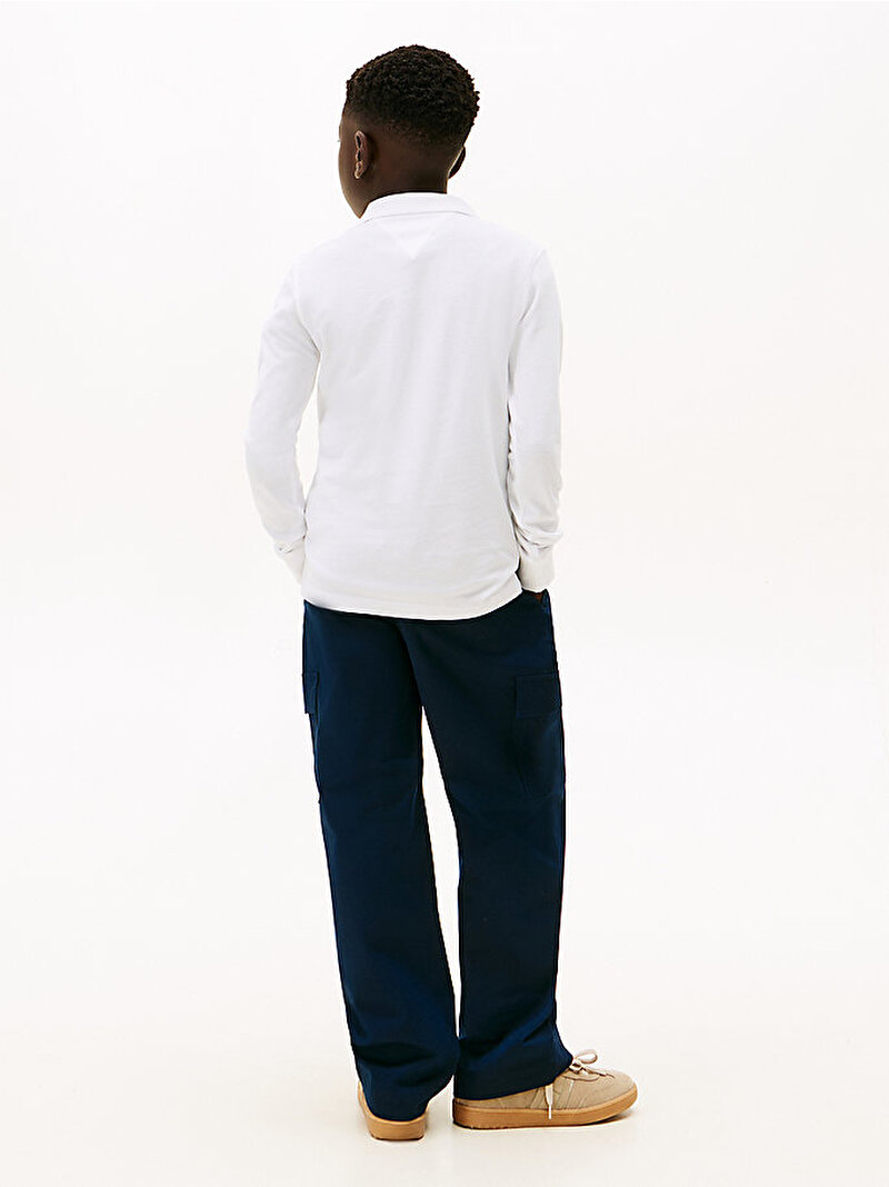 Erkek Çocuk Regular Polo T-shirt Beyaz  KB0KB09664YBR