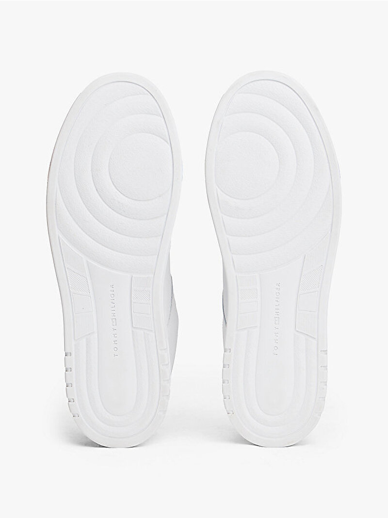 Kadın TH Sporty Cupsole Sneaker Beyaz  FW0FW08795YBS