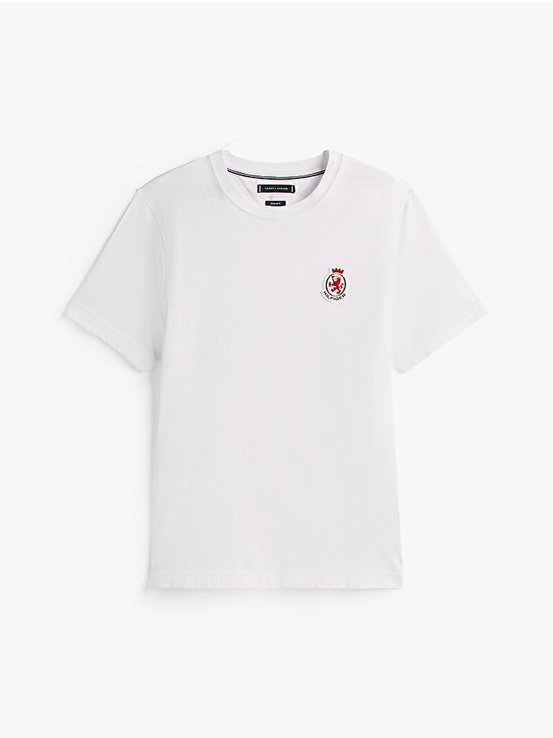 Erkek Crest T-shirt Beyaz  MW0MW40024YBR