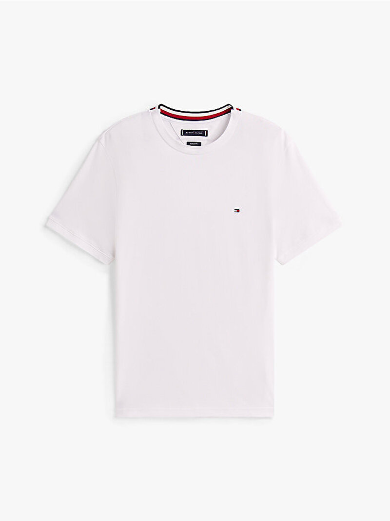 Erkek Pique T-shirt Beyaz  MW0MW41498YBR