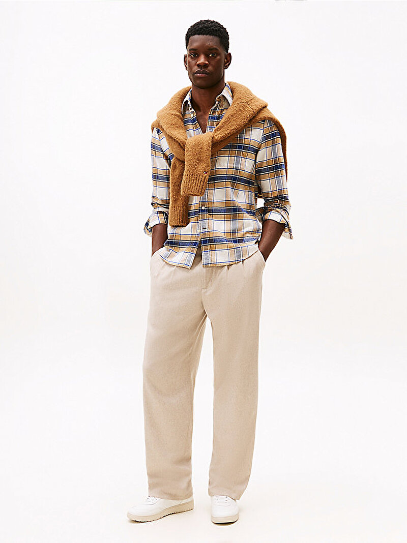 Erkek Hero Flannel Tartan Gömlek Çok renkli MW0MW404730L0