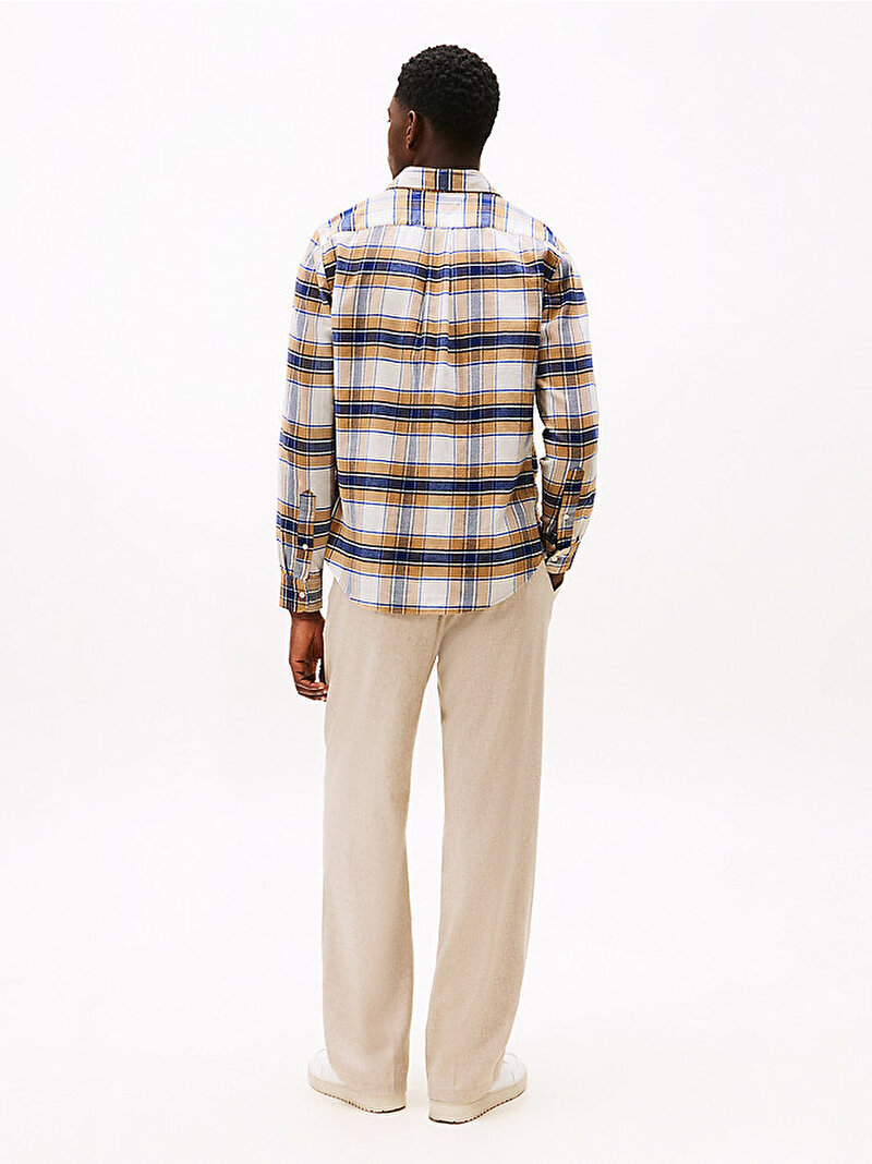 Erkek Hero Flannel Tartan Gömlek Çok renkli MW0MW404730L0