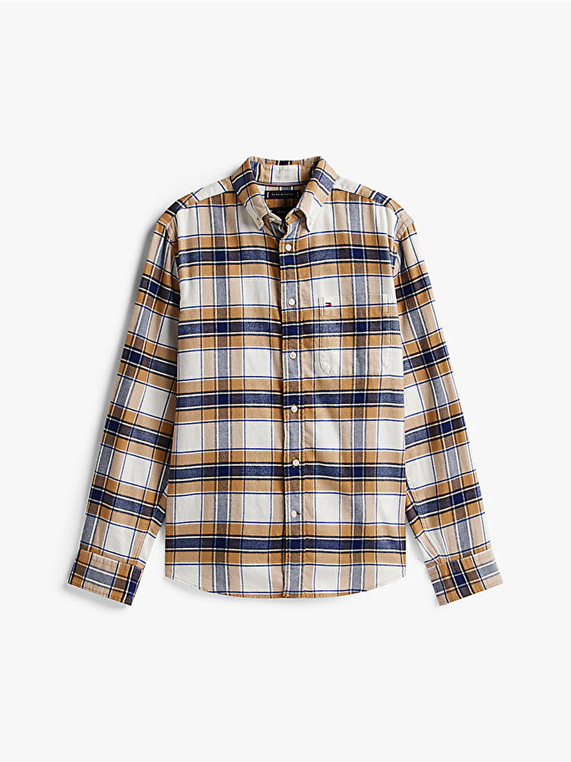 Erkek Hero Flannel Tartan Gömlek Çok renkli MW0MW404730L0