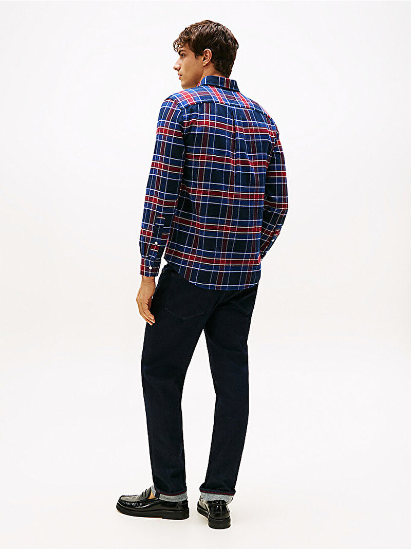Erkek Hero Flannel Tartan Gömlek Çok renkli MW0MW404730MS