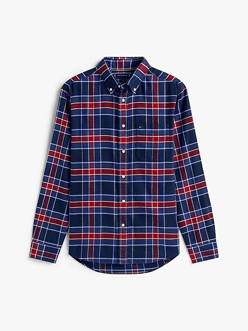 Erkek Hero Flannel Tartan Gömlek Çok renkli MW0MW404730MS