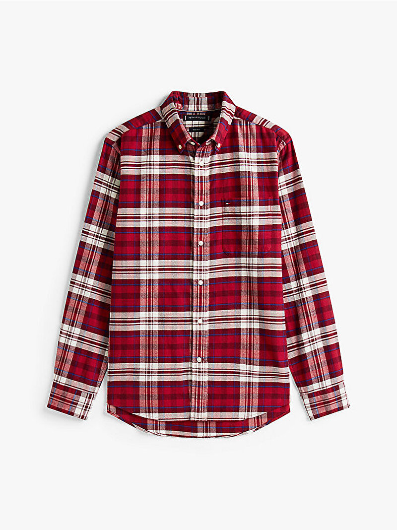 Erkek Hero Flannel Tartan Gömlek Çok renkli MW0MW413450QJ