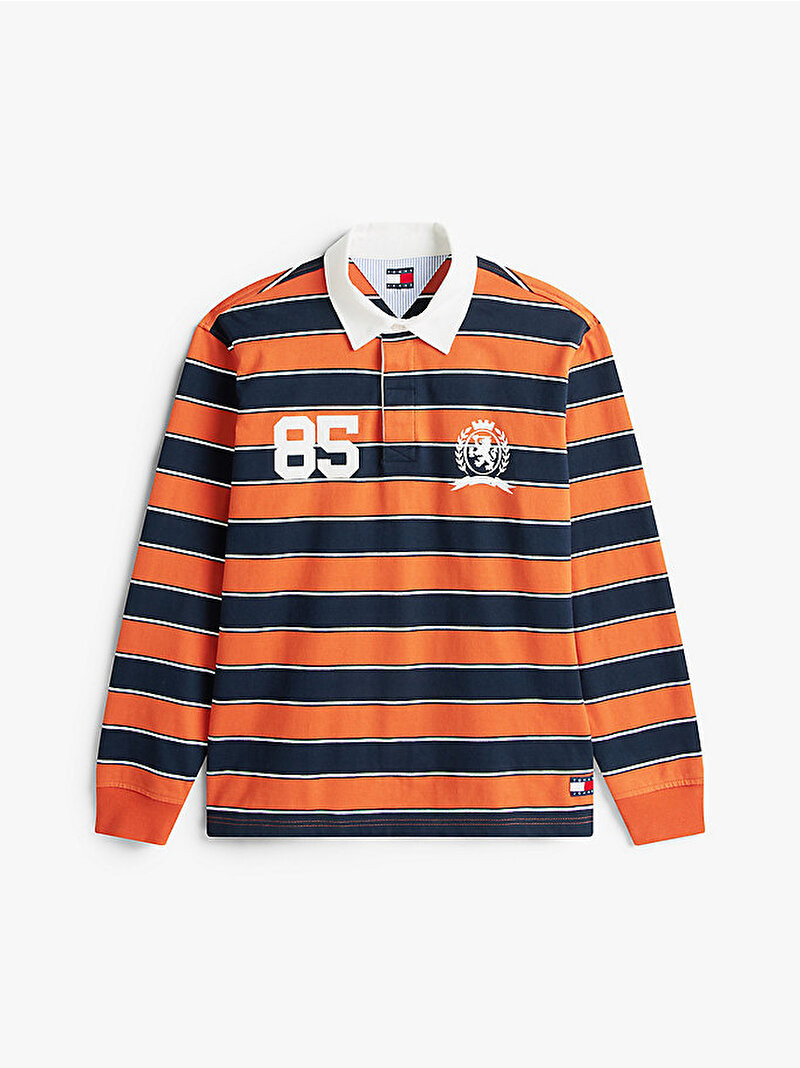 Erkek TJM Relax Stripe Rugby Polo T-shirt Çok renkli DM0DM22074SZZ