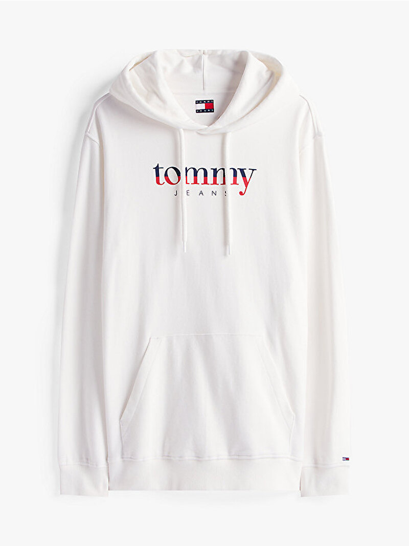 Erkek TJM Regular Dna Hoodie Ekru DM0DM22113YBL