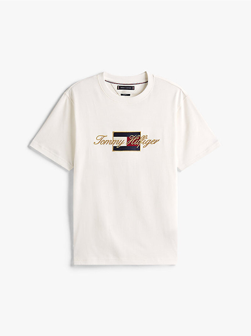 Erkek Icon Gold T-shirt Ekru MW0MW41500YBL