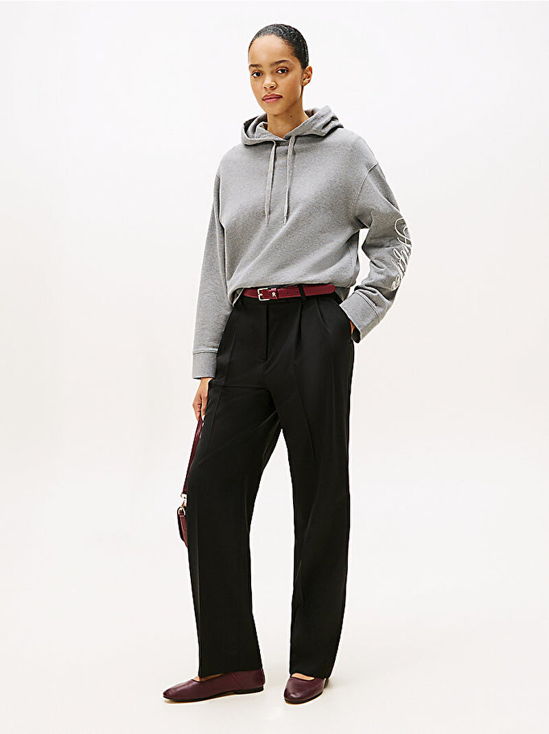 Kadın Modern Regular Sweatshirt Gri WW0WW46127P61