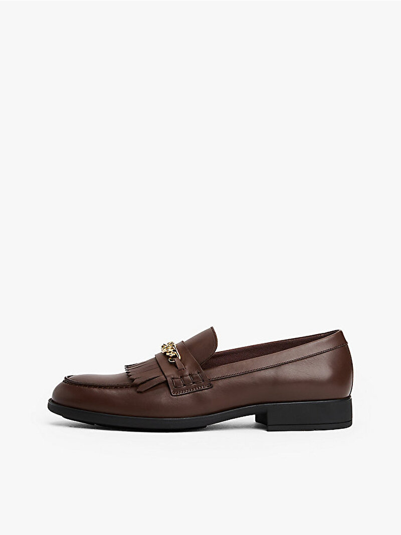 Kadın TH Chain Fringe Loafer Kahverengi FW0FW08971GV0