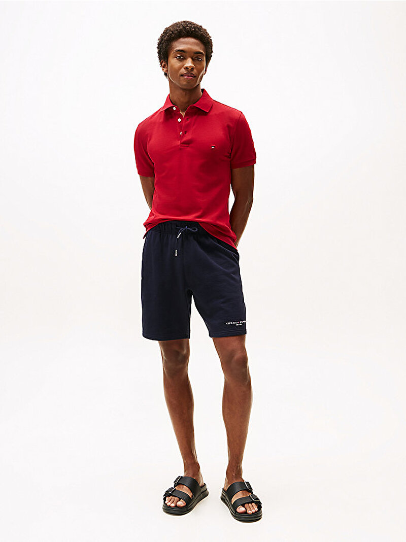 Erkek 1985 Slim Polo T-shirt Kırmızı MW0MW17771XLD