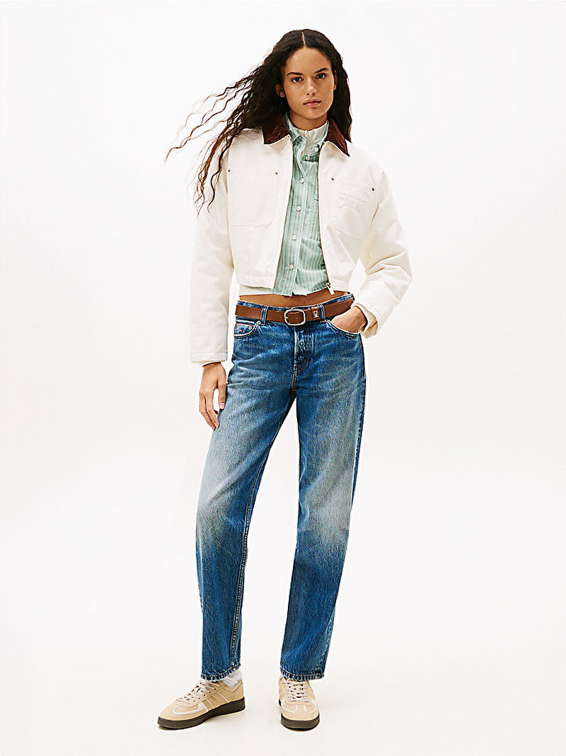 Kadın Kira Slim Straight Jean Pantolon Lacivert DW0DW221511BK