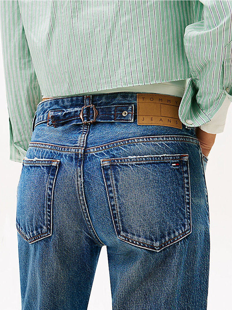 Kadın Kira Slim Straight Jean Pantolon Lacivert DW0DW221511BK