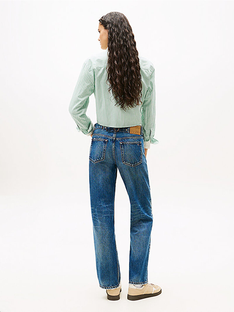 Kadın Kira Slim Straight Jean Pantolon Lacivert DW0DW221511BK