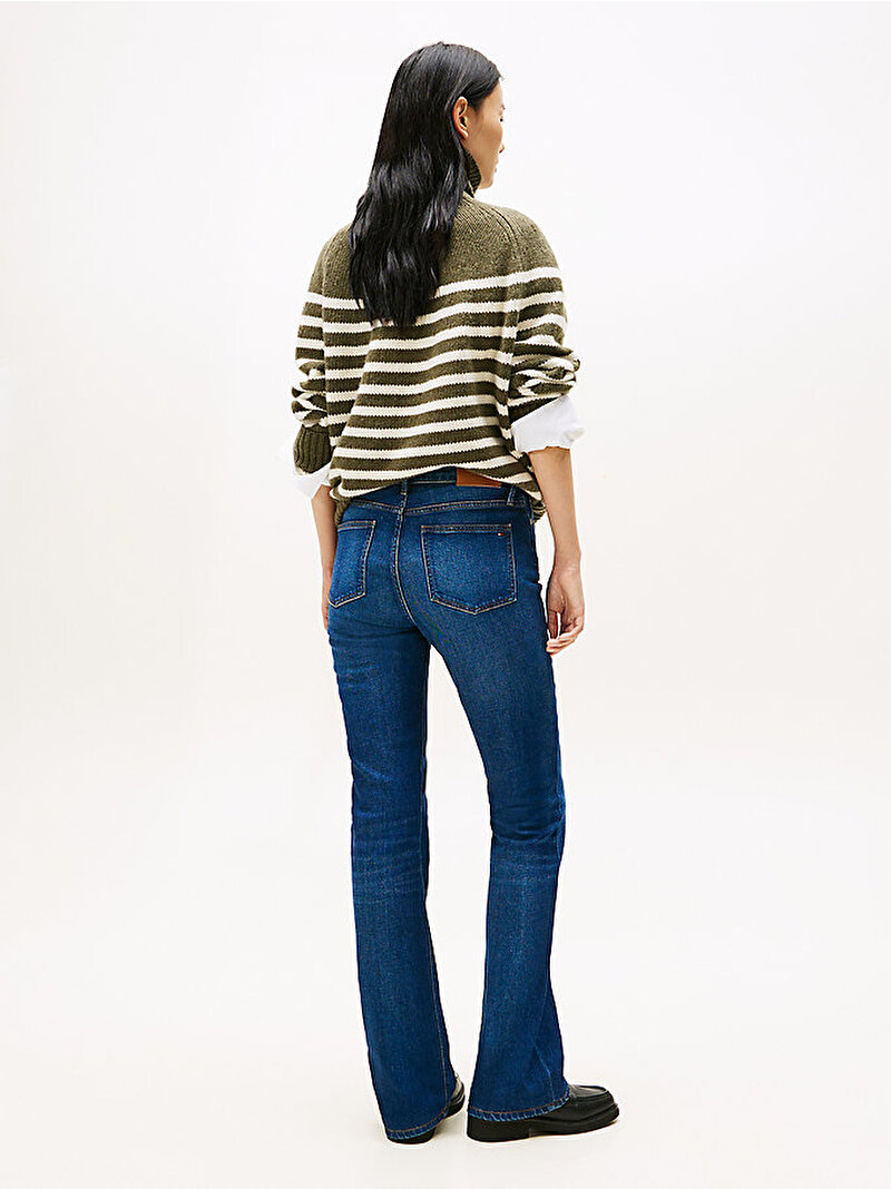 Kadın Denim New Doreen Bootcut Jean Pantolon Lacivert WW0WW467291BJ