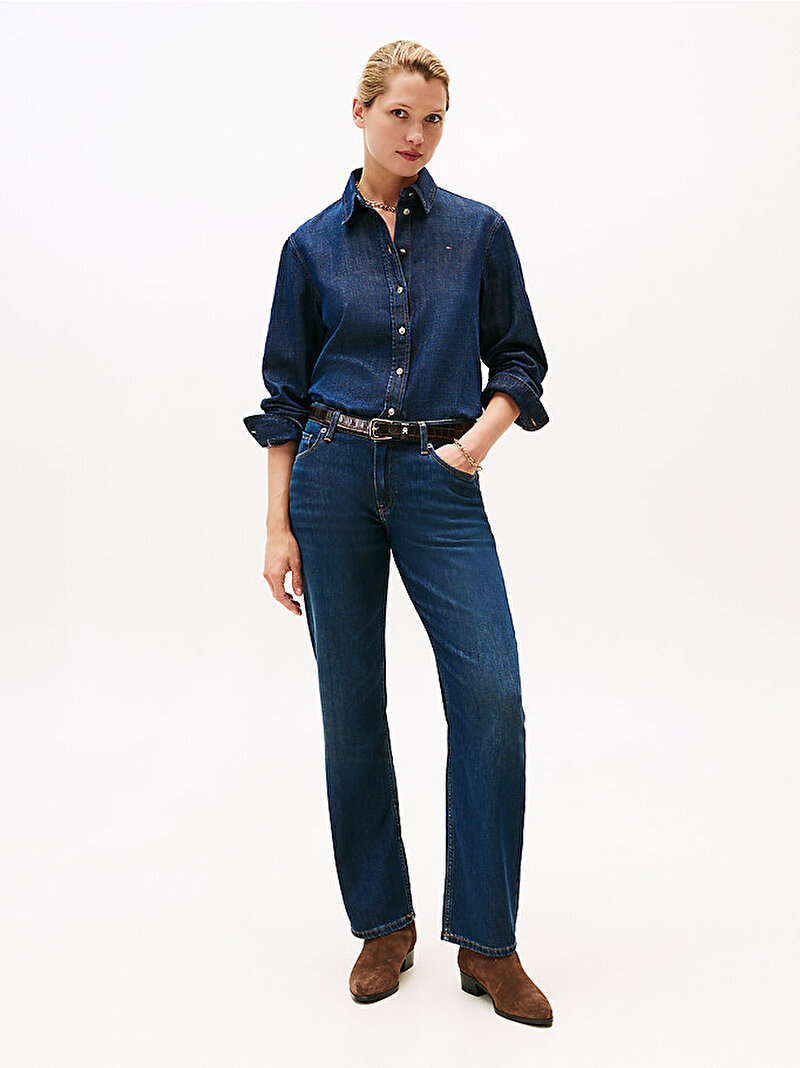 Kadın Milo Classic Jean Pantolon Lacivert WW0WW474871BK