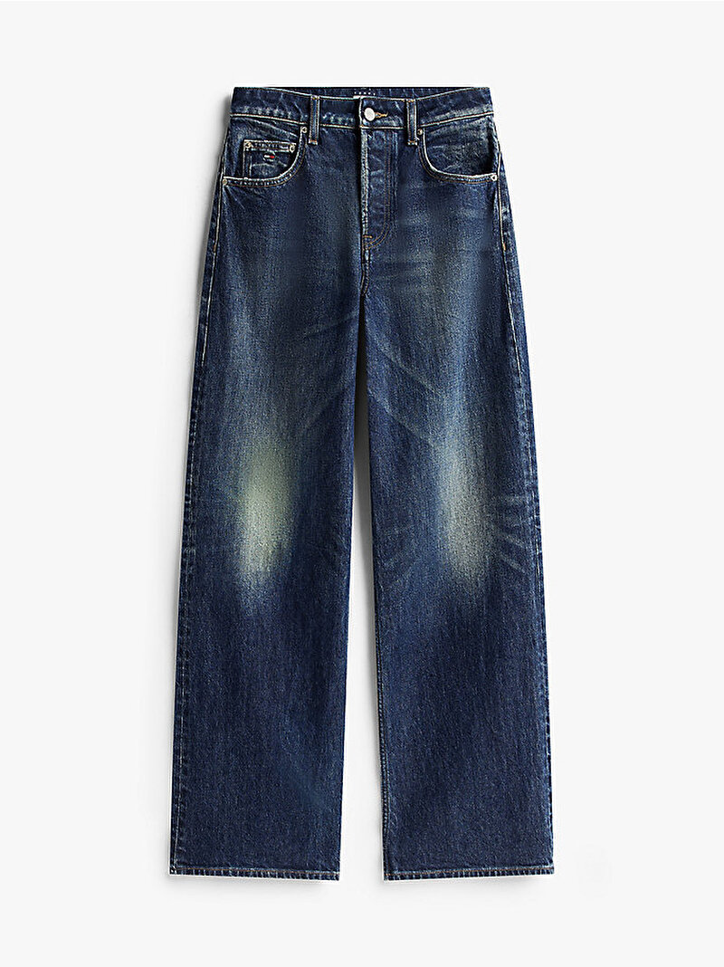 Kadın Mia Relaxed Straight Jean Pantolon Lacivert DW0DW221341BK