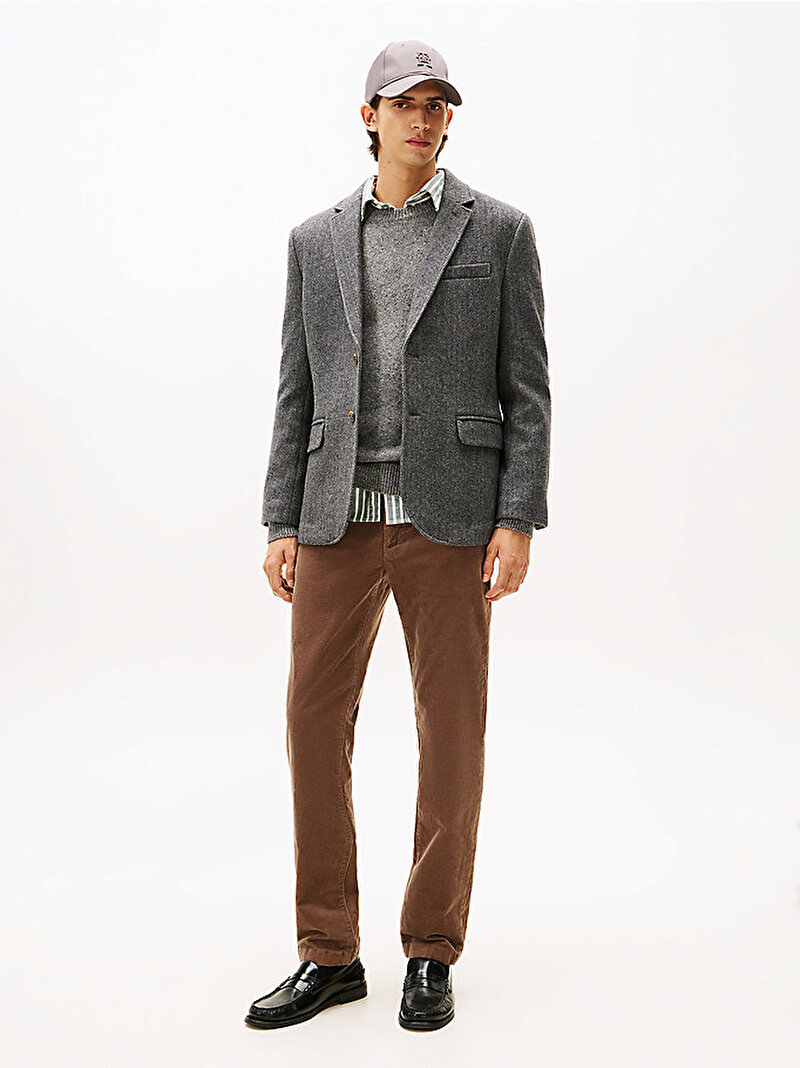 Erkek Denton Corduroy Pantolon Kahverengi MW0MW402670F7