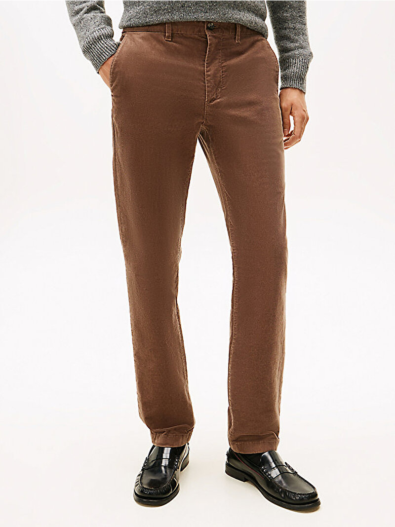 Erkek Denton Corduroy Pantolon Kahverengi MW0MW402670F7