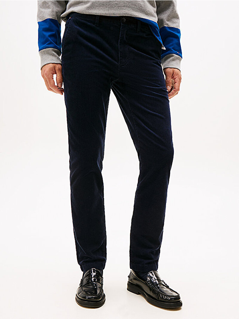 Erkek Denton Corduroy Pantolon Lacivert MW0MW402670GZ