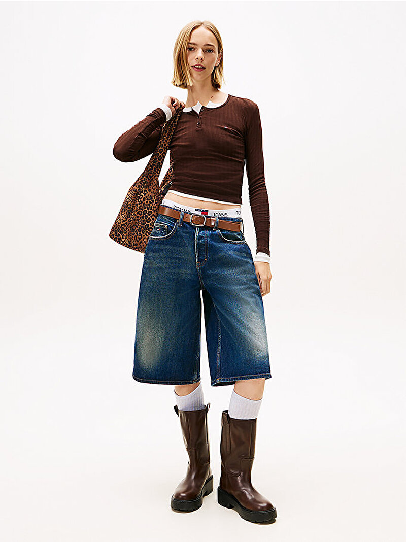 Kadın Charlie Loose Şort Lacivert DW0DW221431BK