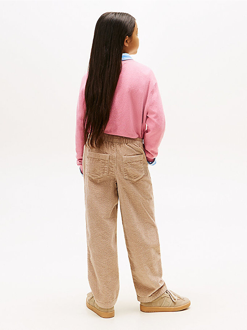 Kız Çocuk Pull On Corduroy Pantolon Bej  KG0KG08818GUQ