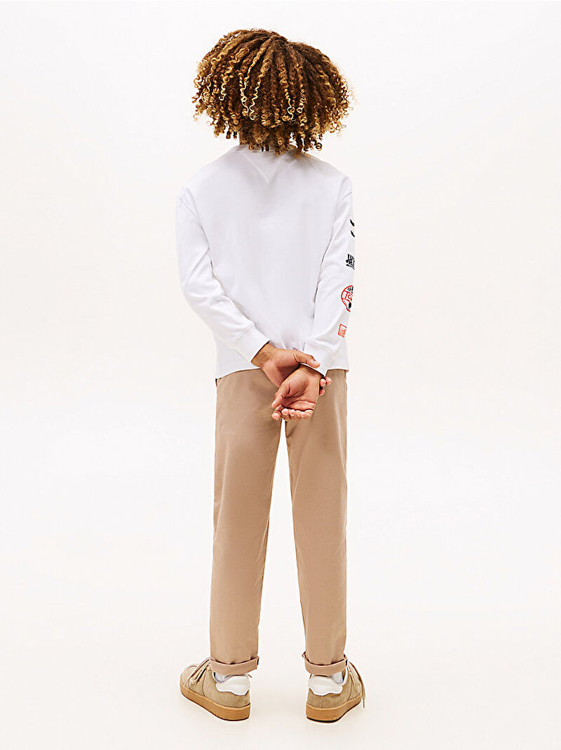 Erkek Çocuk Camp Tommy Multi T-shirt Beyaz  KB0KB09935YBR