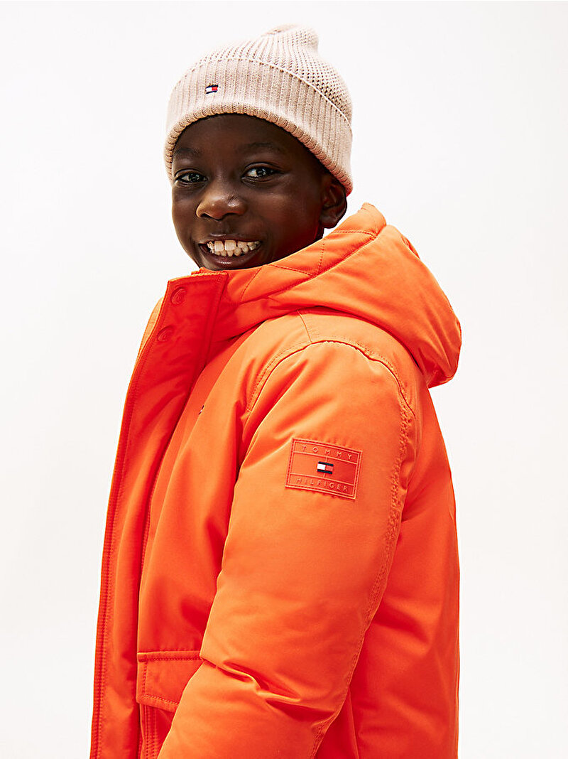 Erkek Çocuk TJW Midi Parka Kırmızı KB0KB09889XM2