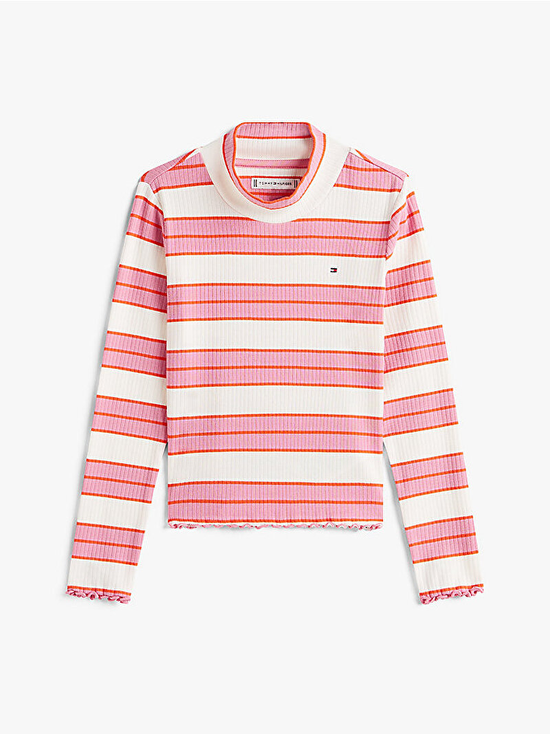 Kız Çocuk Mock Neck Kazak Pembe  KG0KG08802THC