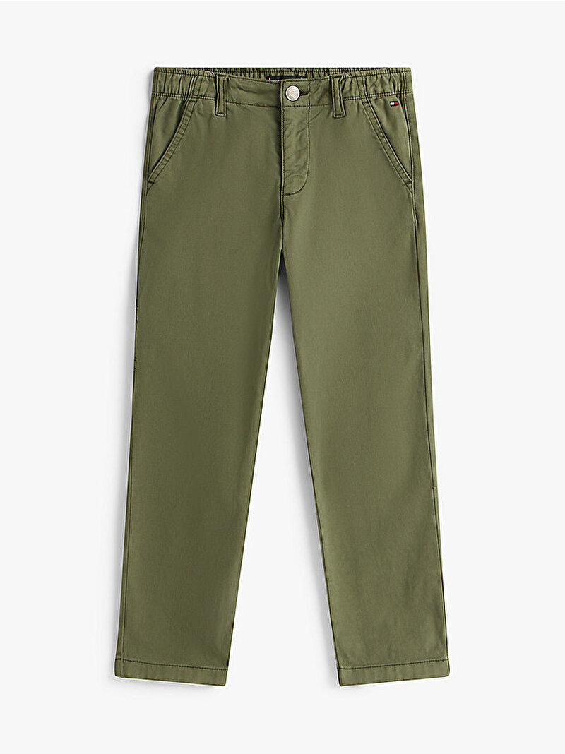 Erkek Çocuk Herringbone Worker Pantolon Yeşil KB0KB09945MRH