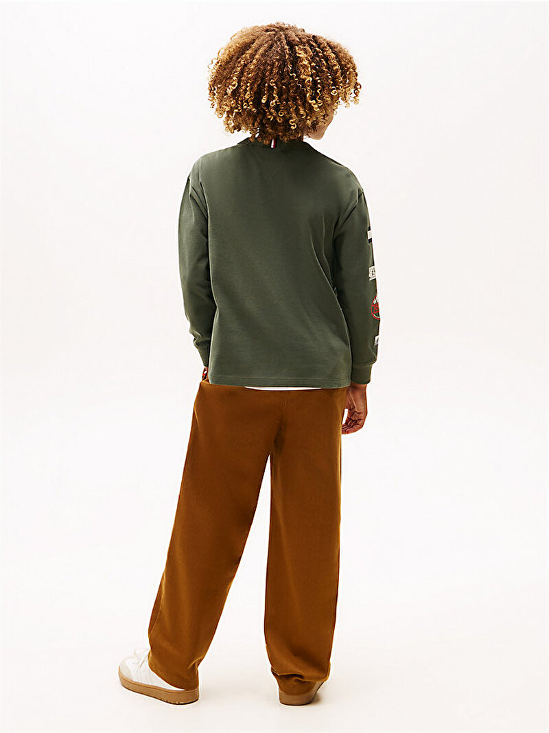 Erkek Çocuk Camp Tommy Multi T-shirt Yeşil KB0KB09935MRH