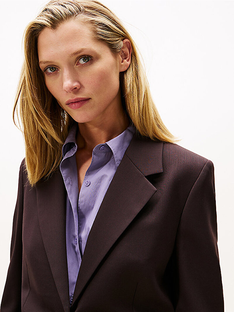 Kadın Timeless Wool Blazer Kırmızı WW0WW46662XIH