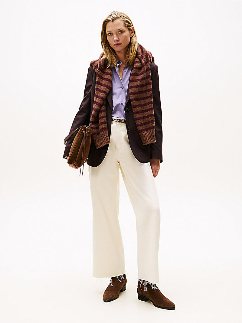 Kadın Timeless Wool Blazer Kırmızı WW0WW46662XIH