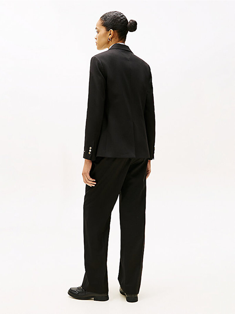 Kadın Timeless Wool Blazer Siyah WW0WW46662BDS