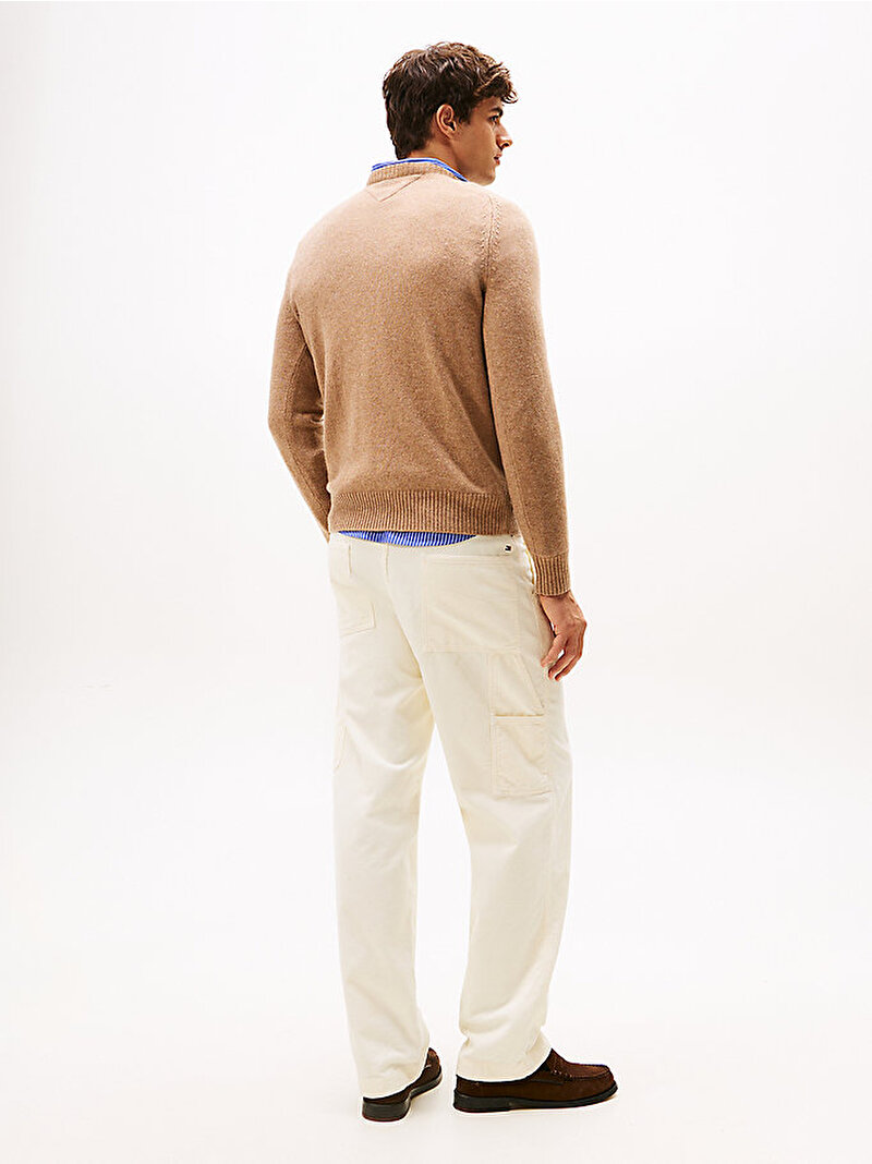 Erkek Crewneck Kazak Bej  MW0MW36535RFG