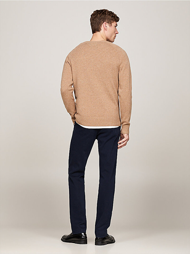 Erkek Crewneck Kazak Bej  MW0MW36535RFG