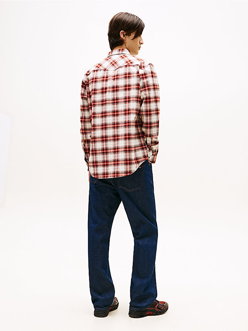 Erkek TJM Regular Western Gömlek Çok renkli DM0DM22019SZZ