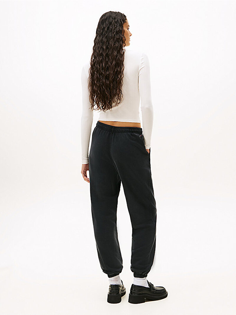 Kadın TJW Slim Irregular T-shirt Ekru DW0DW21575YBL