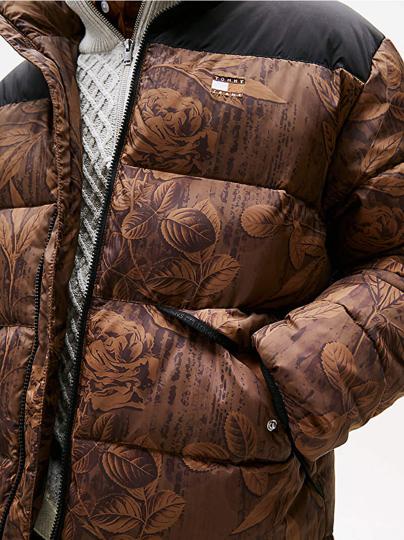 Erkek TJM Vail Puffer Mont Kahverengi DM0DM22037GVP