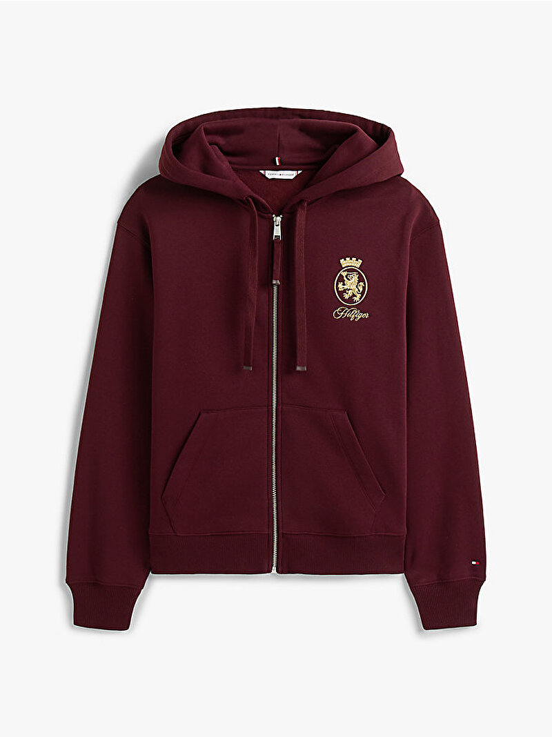 Kadın Gold Crest Terry Sweatshirt Kırmızı WW0WW46126XIH