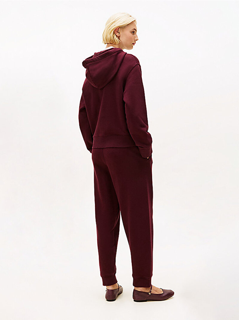 Kadın Modern Regular Terry Sweatshirt Kırmızı WW0WW46127XIH