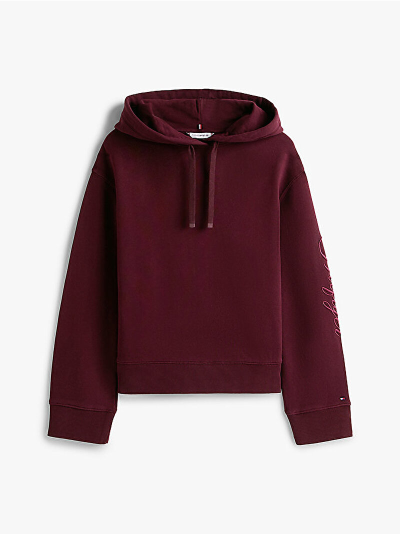 Kadın Modern Regular Terry Sweatshirt Kırmızı WW0WW46127XIH