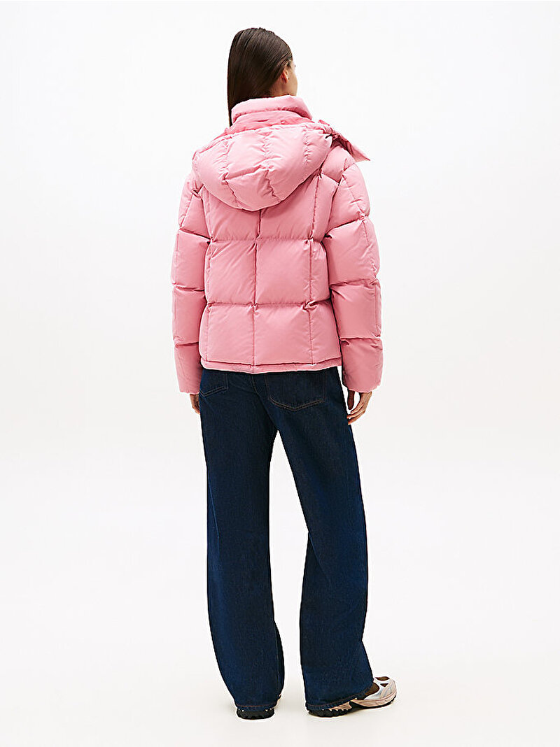 Kadın TJW Alaska Grid Down Puffer Mont Pembe  DW0DW21623THC